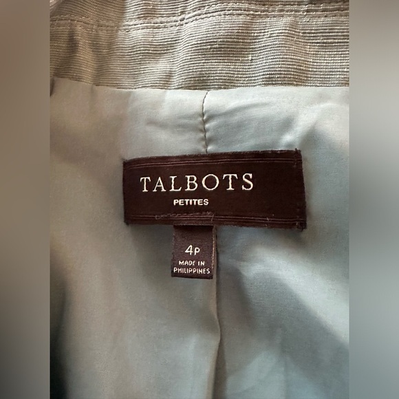 Talbots linen single-breasted blazer - Picture 10 of 10